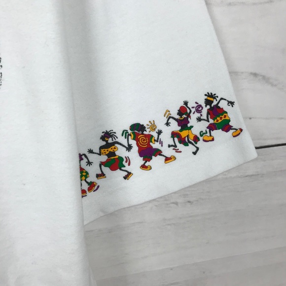 Vintage 1995 Reggae Jam Music Art T-Shirt - Picture 6 of 6